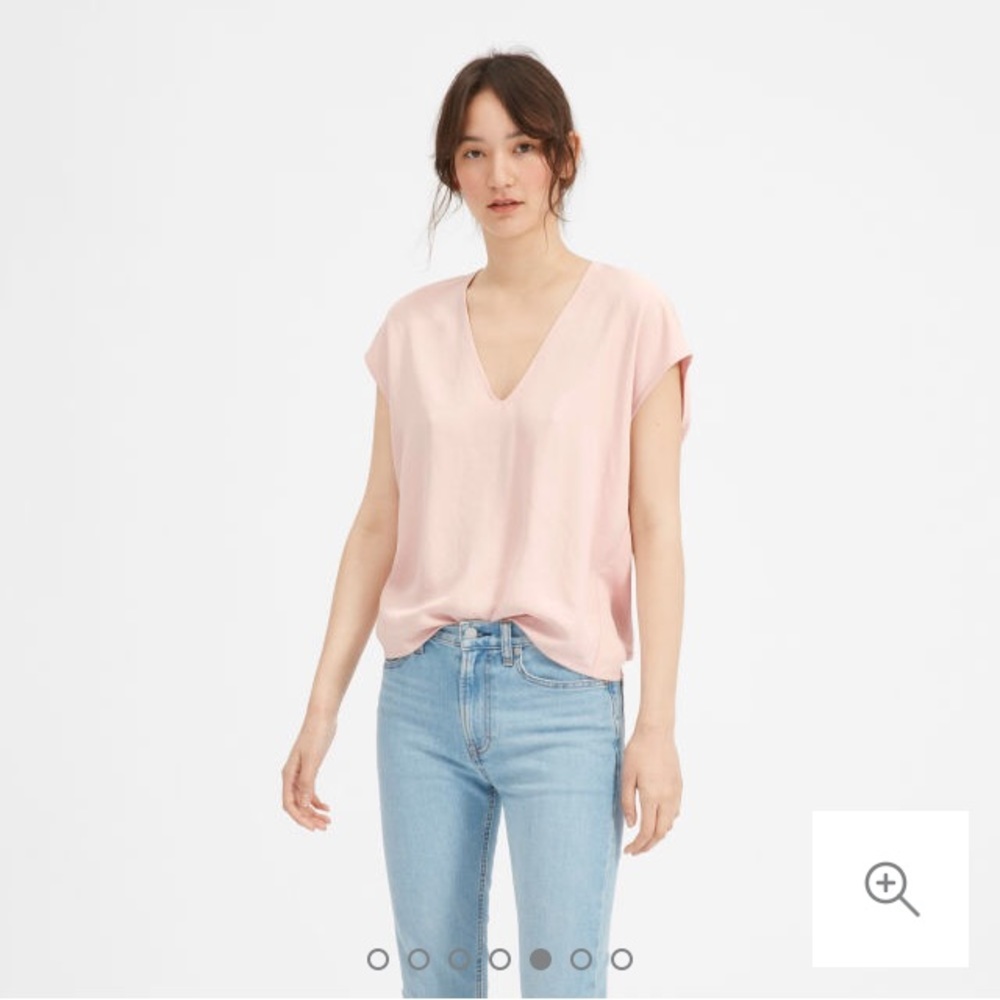 Everlane The Japanese GoWeave V-Neck Tee